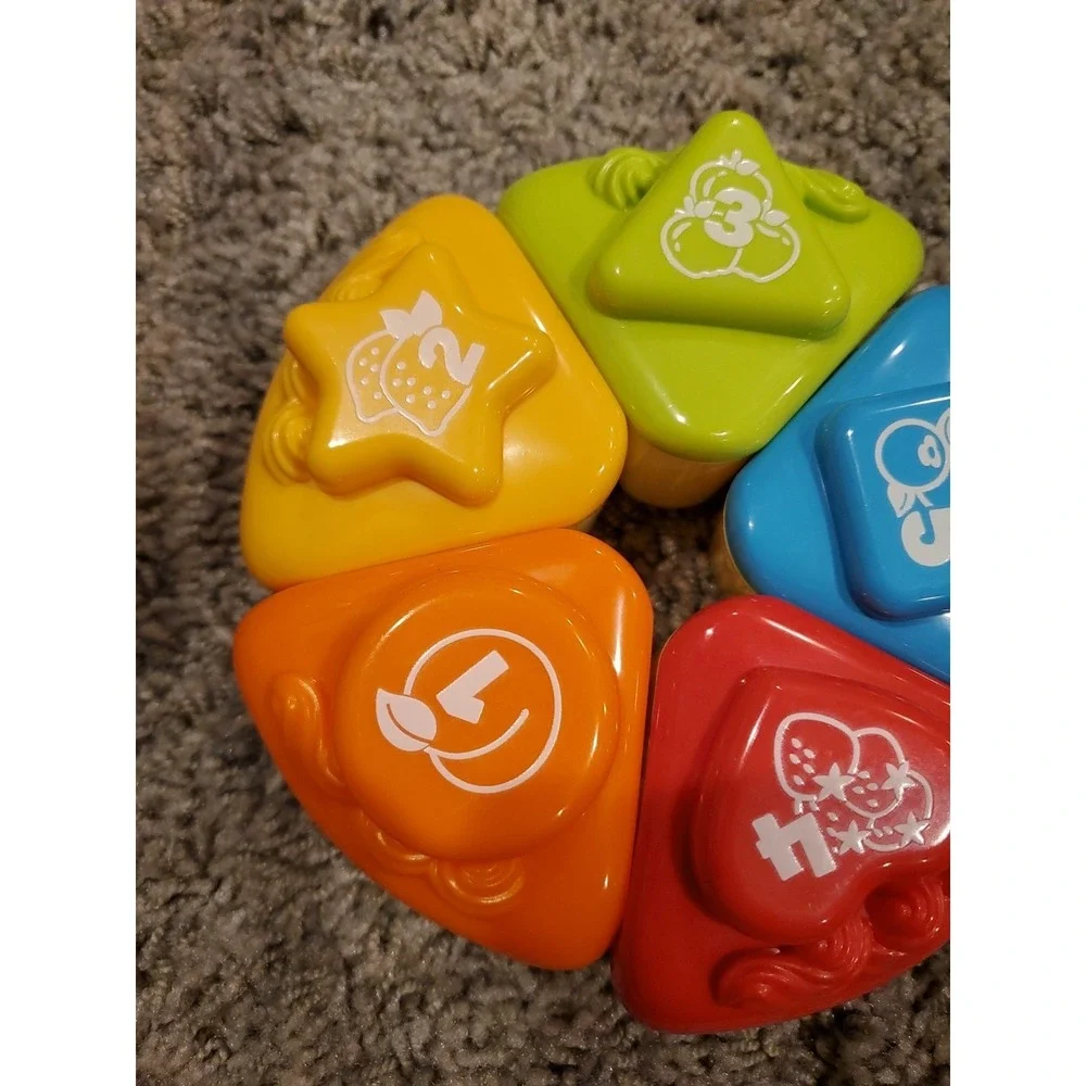 Leap Frog Musical Rainbow Tea Party Cake Slice Replacement Toys Toddler Food Lot